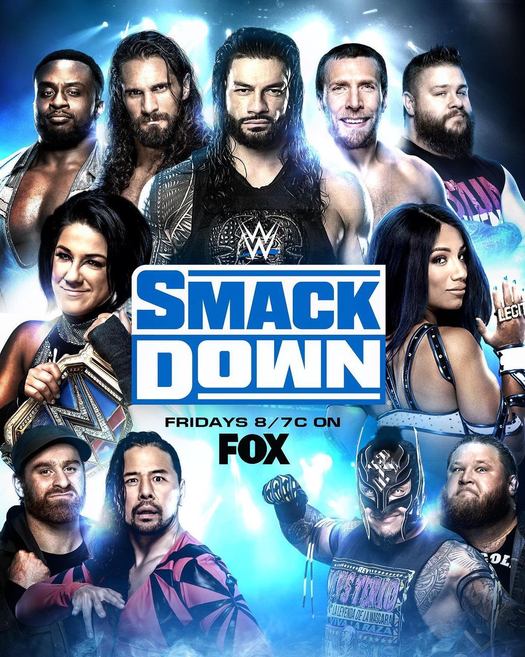 WWE Friday Night SmackDown (21 July 2023) English 720p HDRip 900MB | 250MB Download
