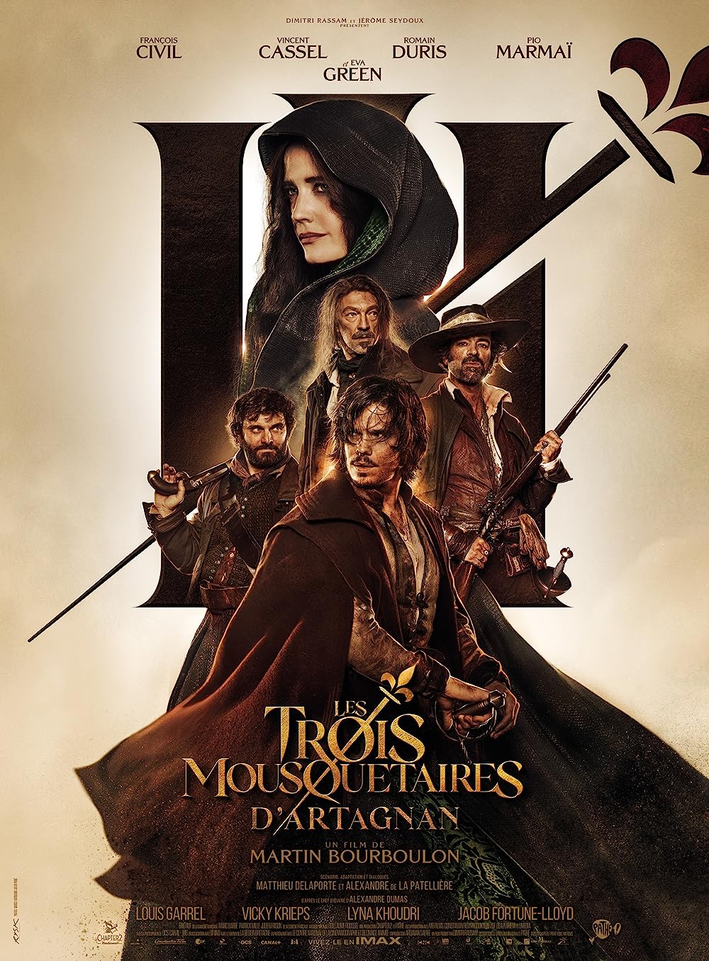 The Three Musketeers DArtagnan 2023 French 480p HDRip 500MB Download