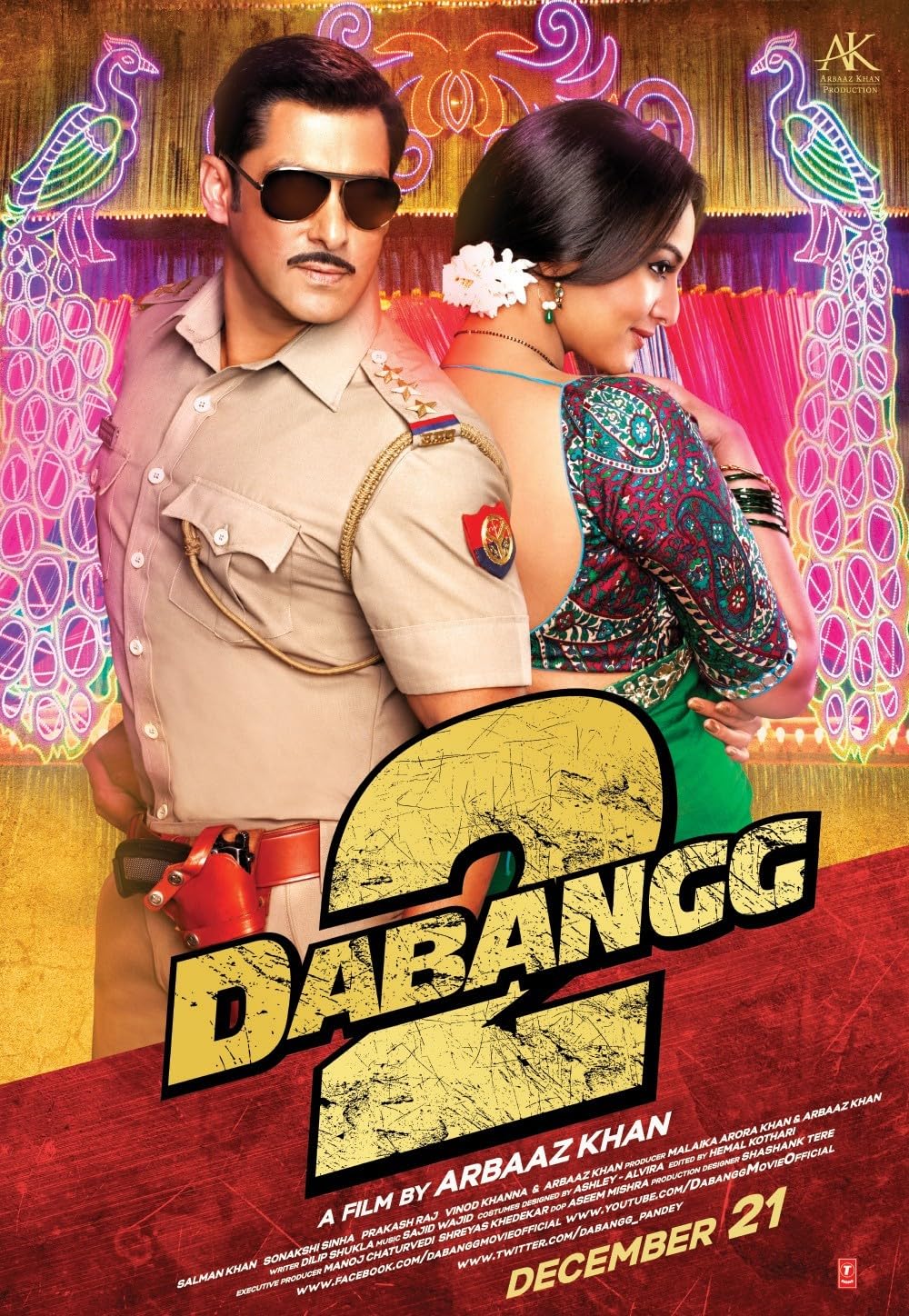Dabangg 2 2012 Hindi 1080p BluRay ESub 2.1GB Download