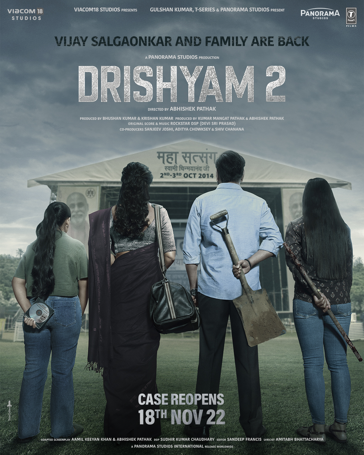 Drishyam 2 2022 Hindi Movie 480p HDRip 450MB ESub Download