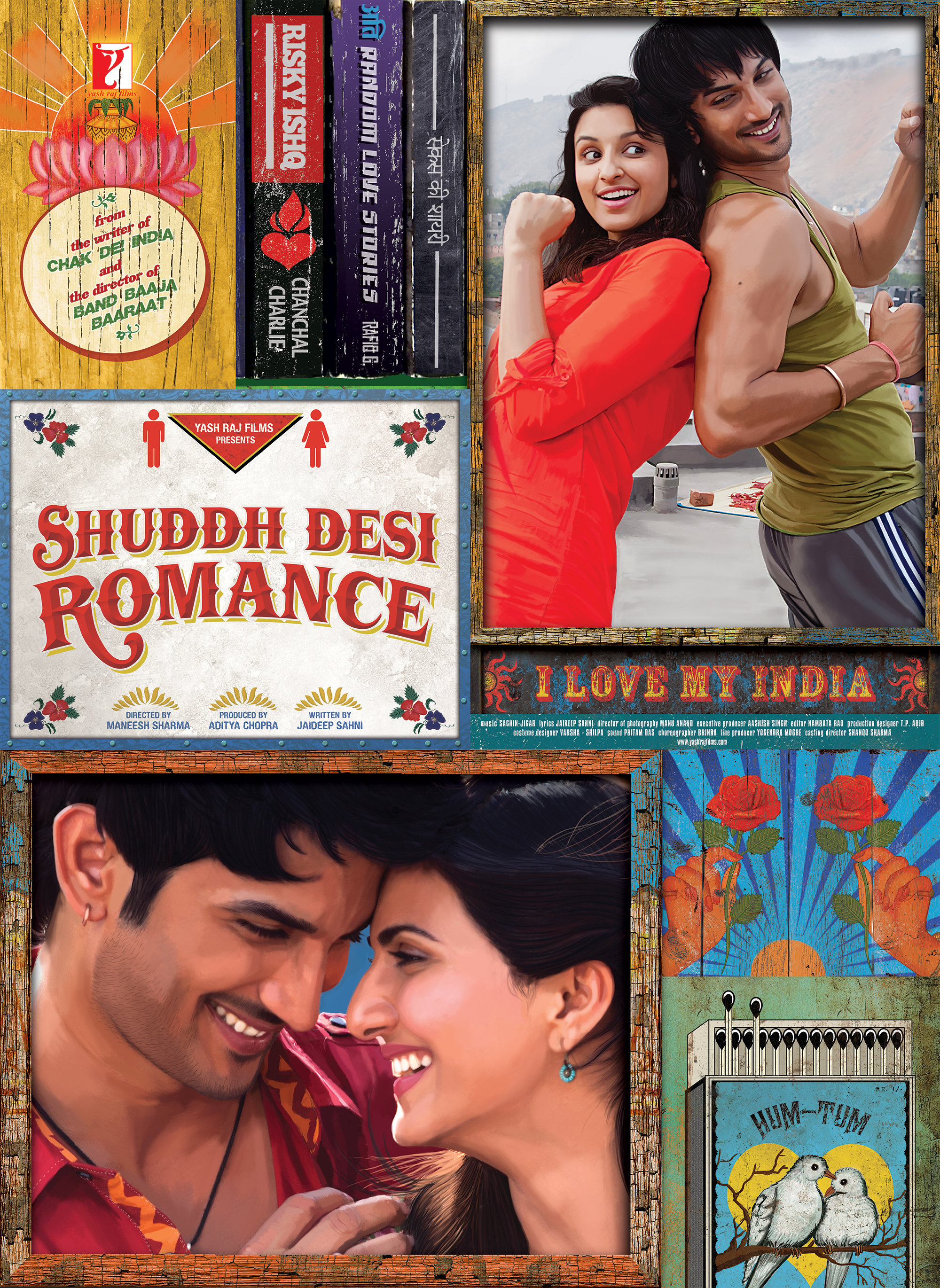 Shuddh Desi Romance 2013 Hindi 480p BluRay 400MB ESub Download