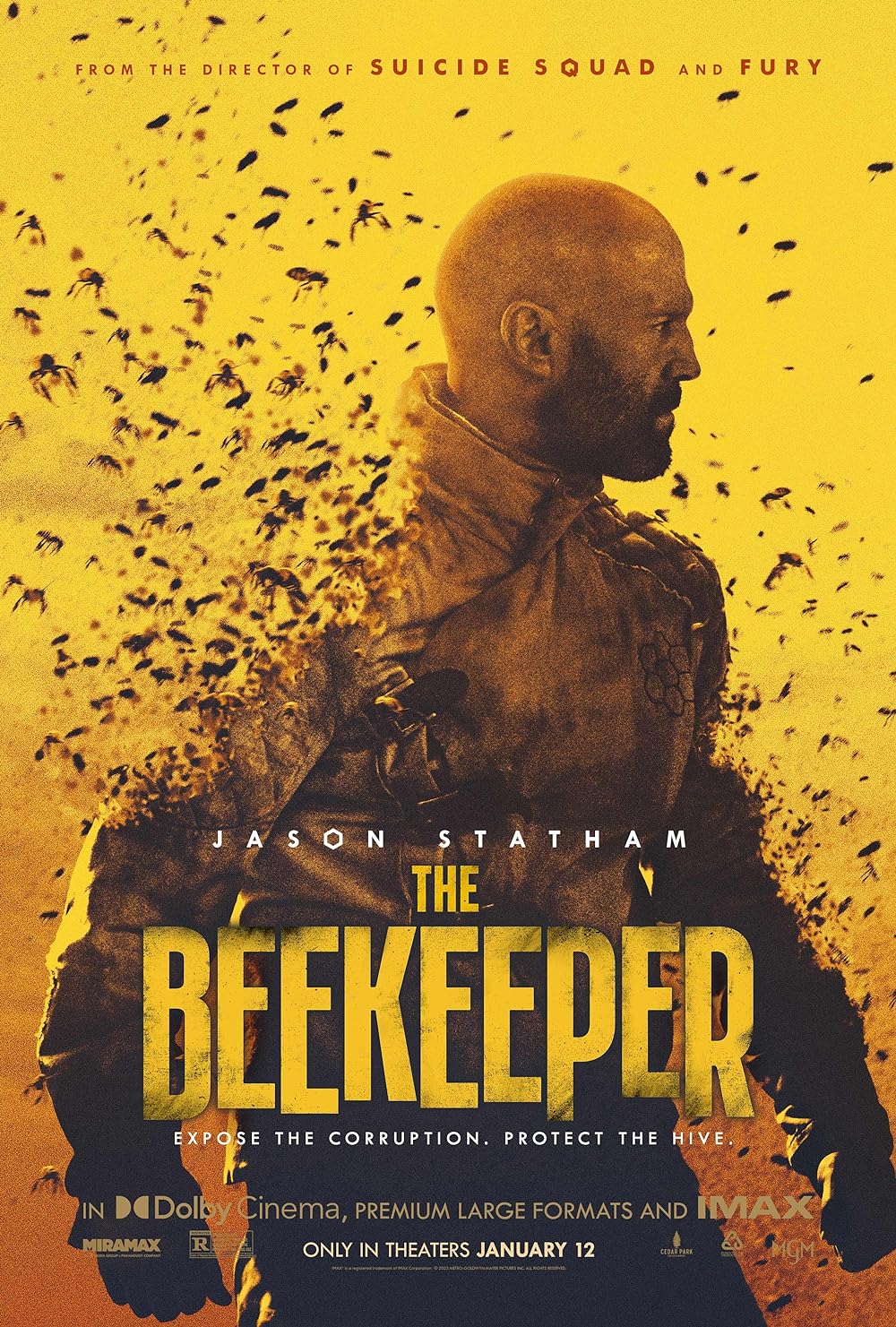 The Beekeeper 2024 Hindi (HQ Dub OST) Dual Audio 720p HDRip 900MB Download