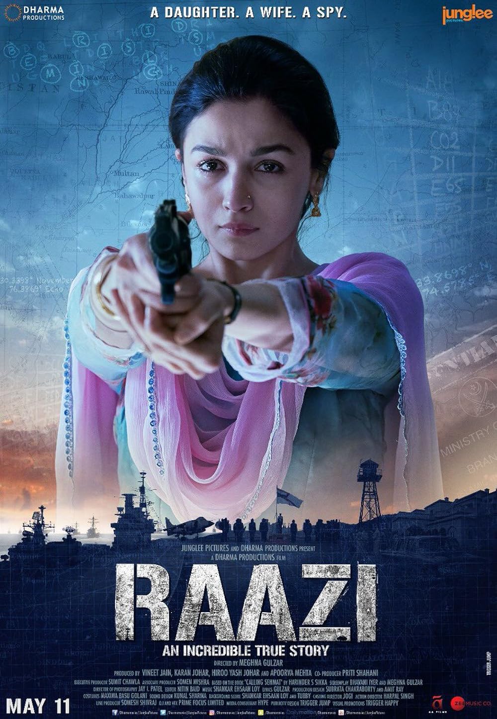 Raazi 2018 Hindi 720p BluRay ESub 1.2GB Download